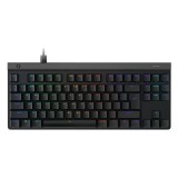 Tastatura gaming mecanica Logitech G515 TKL, Tactile Lightspeed, Layout US, Negru
