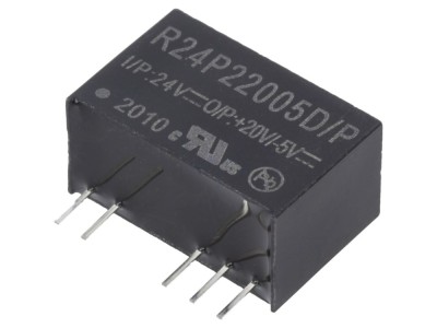 Convertor DC/DC 20V/-5V, 2W, SIP7 foto