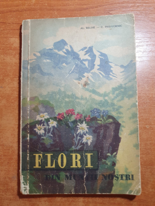 flori din muntii nostri - 24 de planse in culori - din anul 1959