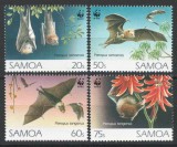 Samoa 1993 Mi 754/57 MNH - WWF: Lilieci