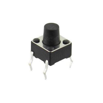Microintrerupator 6x6mm, OFF-(ON), SPST-NO, NINIGI, T157145 foto