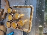 Set pahare mici cu tavă vintage