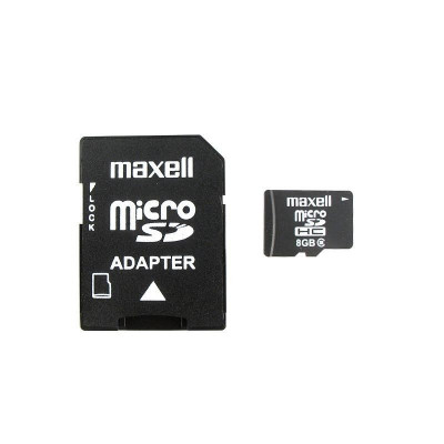 Card microSDHC 8GB clasa10 Maxell cu adaptor SD X-SERIES MICRO SDHC 8GB + AD CLASS10 foto