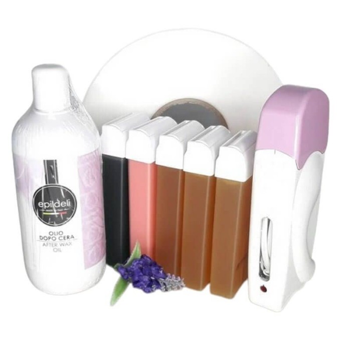 Kit epilat piele sensibila &ndash; Ceara profesionala + ulei calmant