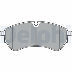 DELPHI LP3410 set placute frana,frana disc foto