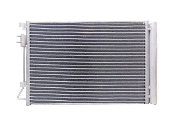 Condensator climatizare Hyundai I20 (GB), 11.2014-, motor 1.2, 55kw/62 kw benzina, 1.4, 74 kw benzina, full aluminiu brazat, 557(518)x370x16 mm, cu u