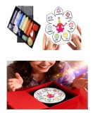 Cumpara ieftin Set CADOU Premium: 14 Cristale Naturale pentru Cele 7 Chakre + Cutie Lux Roșie