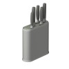 Set Cutite cu suport BergHOFF Balance, 6 piese, Otel, ABS, PP, Gri HighLine Cooking