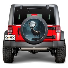 Sticker Auto &quot;Roata de Rezerva&quot; rezistenta la intemperii si raze UV, diametru 55 cm, Cod: AVX-RR09