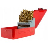 Cumpara ieftin Set burghie metal in cutie metalica 29 de elemente 12.7mm VERKE V05071