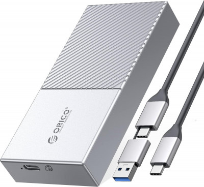 Carcasă SSD M.2 NVME modernizată ORICO 40Gbps PCIe3.0x4 USB C adaptor, aluminiu foto