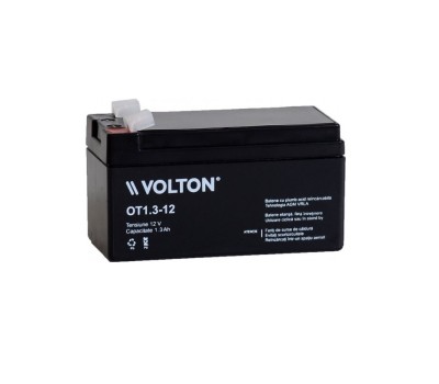 Acumulator plumb acid 12V 1.3Ah F1 T1 Volton foto