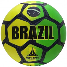 Mingi de fotbal Select Brazil Ball BRAZIL YEL-GRE galben foto