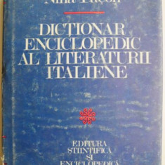Dictionar enciclopedic al literaturii italiene – Nina Facon