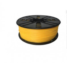 Filament pentru imprimanta 3D Gembird 3DP-TPE1.75-01-Y TPE Flexible Galben 1.75mm 1kg foto