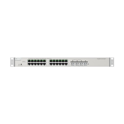Switch 24 porturi PoE+, 4 porturi SFP+, Gigabit, L3 Cloud Management - Ruijie RG-NBS5200-24GT4XS-P foto