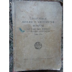 Legiuirile-bisericii-ortodoxe-romane-sub prea sfintitul Patriarh 1948- 1953