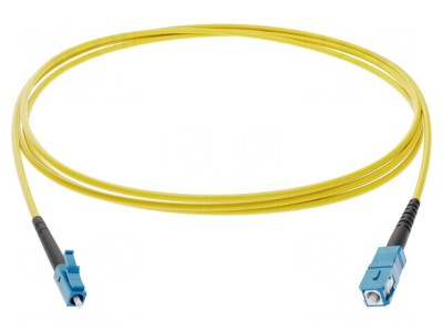 Patch Cord Fibră Optică LC/UPC-SC/UPC 5m 9/125um foto