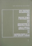 Culegere de probleme de geometrie analitica si diferentiala, vol. 1 - Elena Murgulescu, Nicolae Donciu
