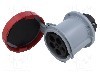 Conector alimentare AC, IEC 60309, IP69K, 63A, 415V, 5 pini, AMPHENOL - 2CMA167396R1000
