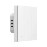 Intrerupator smart / inteligent, triplu Sonoff Matter M5-3C-86W, 6 A, Wi-Fi, IP20, incastrat, alb