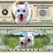 !!! SUA = FANTASY NOTE = WESTIE TERRIER - 2006 - UNC / SERIA CAINI , WOOF