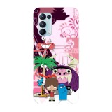 Husa compatibila cu Oppo Reno 4 5G model Foster Home for Imaginary Friends, Silicon, TPU, Viceversa, Transparent, Carcasa