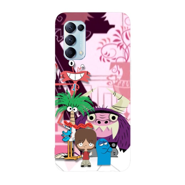 Husa compatibila cu Oppo A76 model Foster Home for Imaginary Friends, Silicon, TPU, Viceversa