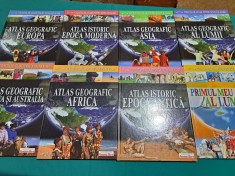COLEC?IA DE ATLASE PENTRU ?COALA ?I ACASA * 8 VOLUME, EDI?IE COMPLETA * 41 foto