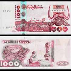 ALGERIA █ bancnota █ 1000 Dinars █ 1998 █ P-142b (2) █ UNC █ necirculata