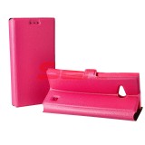 Husa Flip Stand Magnetica Roz Nokia Lumia 730/735 Dual SIM