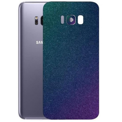 Set Folii Skin Acoperire 360 Compatibile cu Samsung Galaxy S8 Plus (2 Buc) - ApcGsm Wraps Chameleon Purple/Blue foto
