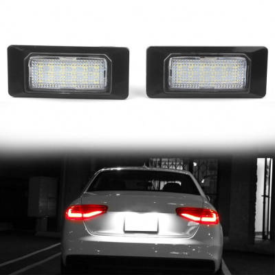 Set Lampi Numar Inmatriculare Led Audi A4 B8 2007-2015 A102-7305 foto