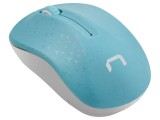 Mouse NATEC alb-albastru wireless USB optic 3 butoane 10m