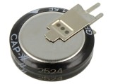Supercondensator CAP-XX GF15R51905P155V 1,5F 5,5V &Oslash;19x4,8mm Vertical THT