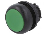 Comutator Verde 22mm cu Acționare prin Apăsare
