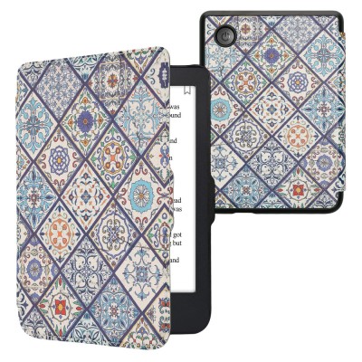 Husa kwmobile pentru Kobo Clara 2E, Piele ecologica, Multicolor, 60056.25 foto