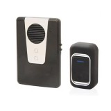 Sonerie Wireless Smartix, Raza Actiune 150m, Utilizare Exterior Interior, Fara Fir, Rezistenta la Intemperii, Montaj Rapid, Negru