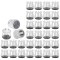 Set 32 protectii pentru picioare mobilier Yimsgo, 40 x 36 x 30 cm, silicon, pasla, gri, transparent