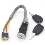 Contact pornire + 2 chei Dacia Logan I, Sandero I, 2004-2009, 487004353R, Compatibil