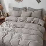 Lenjerie de pat percalle uni bej 100 % bbc
