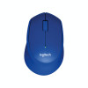 Mouse Logitech M330 Silent Plus , Fara fir , Advanced Optic , 1000 DPI , Albastru