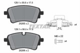 Set placute frana TEXTAR 2626503