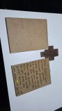 Lot vintage de 2 icoane si o cruce