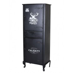 Dulap industrial din metal negru LOF052