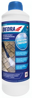 Solutie curatat pavele si beton, 1L, pentru aparat spalat cu presiune, Dedra foto