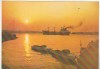 Bnk cp Tulcea - Apus de soare in port - necirculata, Printata