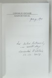 MARTOR VIZUAL de CORNELIU OSTAHIE, 2013, DEDICATIE*