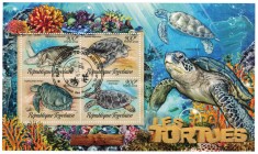 TOGO 2016 - Fauna, Testoase / colita+bloc (2 img) foto