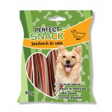 Cumpara ieftin Hrana complementara pentru caini, Perfect Snack, sandwich de rata, 80 g